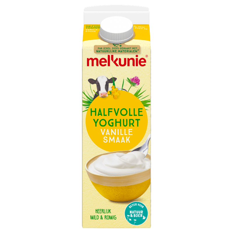 Melkunie Halfvolle vanille yoghurt