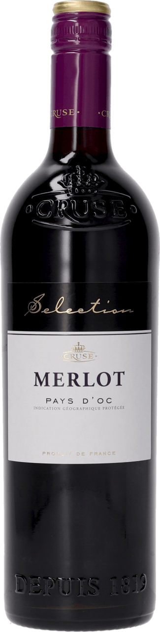 Foto van Cruse Selection Merlot op witte achtergrond