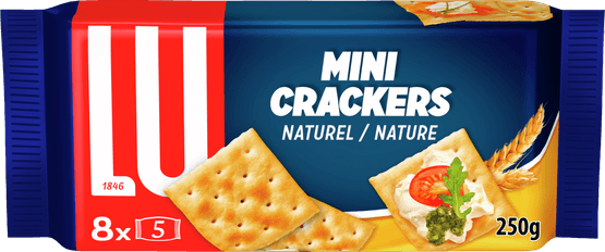 Foto van Lu Minicrackers naturel op witte achtergrond