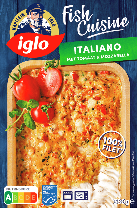 Foto van Iglo Fish cuisine Italiano op witte achtergrond