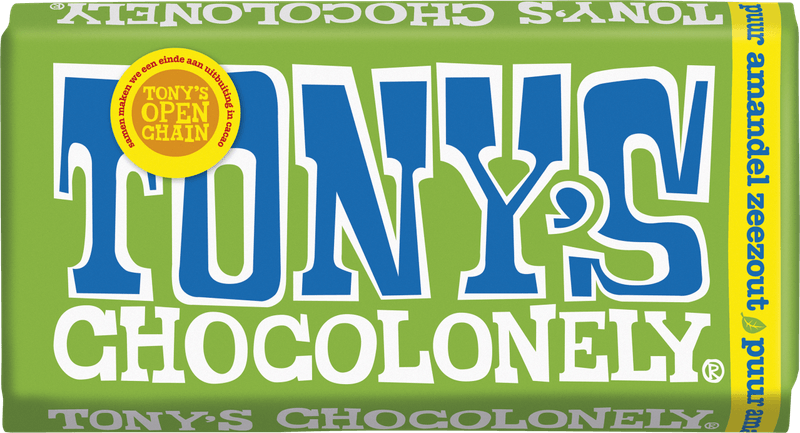Tony's Chocolonely puur amandel zeezout