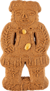 Thumbnail van variant Euro Patisserie Roomboter speculaaspop met amandelen