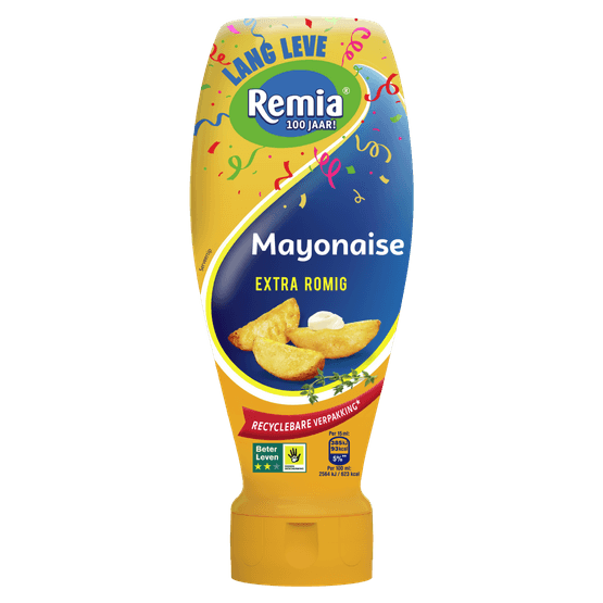 Foto van Remia Mayonaise extra romig op witte achtergrond