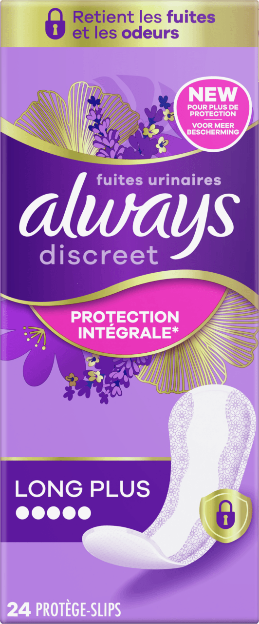 Foto van Always Discreet inlegkruisjes urineverlies plus op witte achtergrond