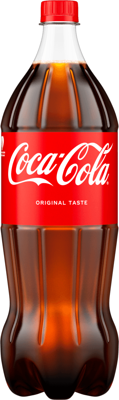 Foto van Coca-Cola Regular op witte achtergrond