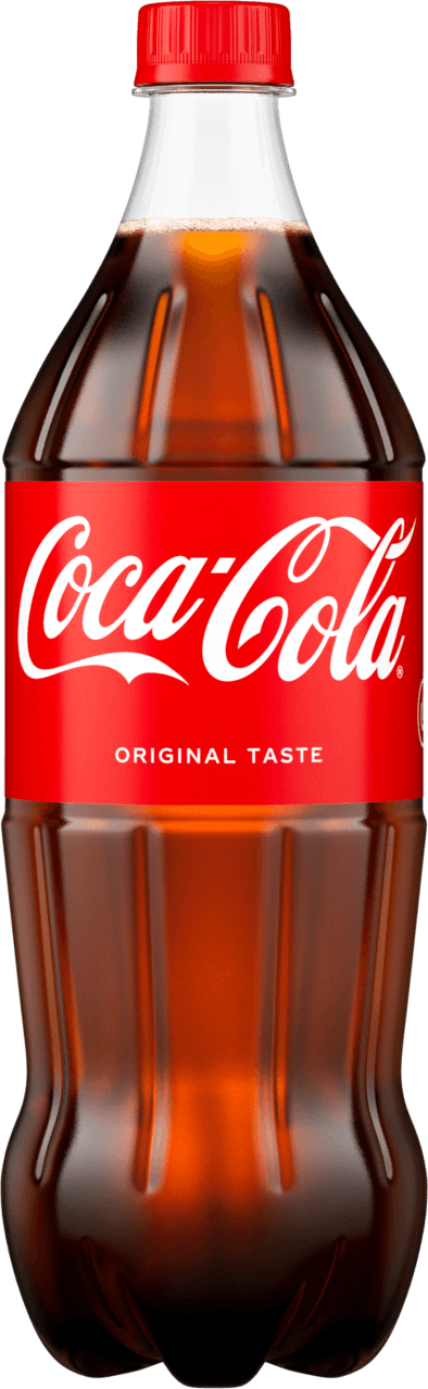 Foto van Coca-Cola Regular op witte achtergrond