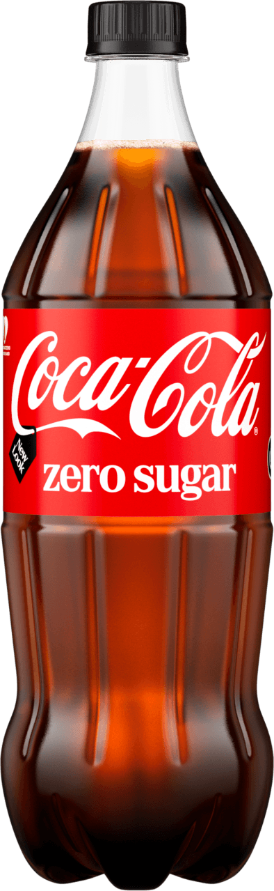 Foto van Coca-Cola Zero op witte achtergrond