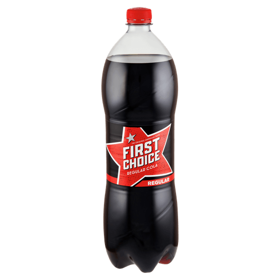 Foto van First Choice Cola regular op witte achtergrond