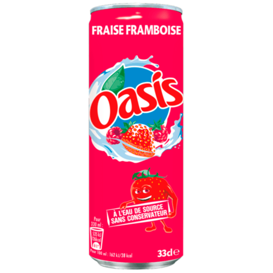 Foto van Aardbei framboos 6x33 cl max. 144 blikken per klant op witte achtergrond