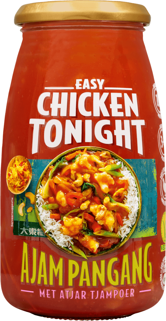 Foto van Chicken Tonight Ajam pangang op witte achtergrond