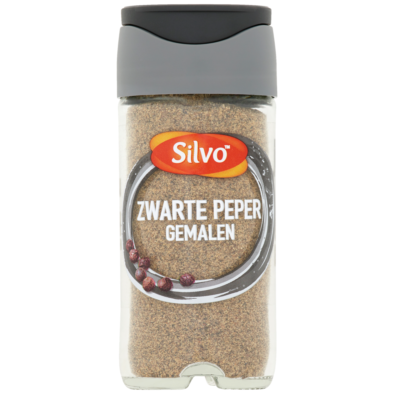 Silvo Peper zwart gemalen