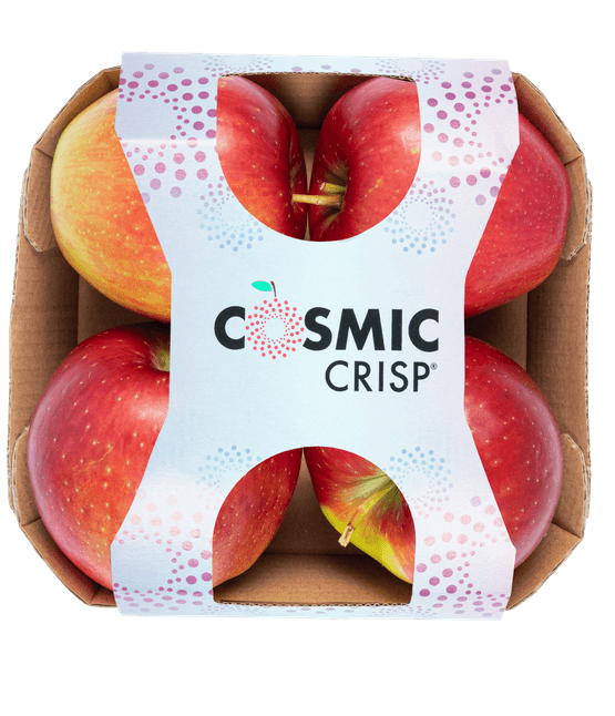 Foto van Cosmic crisp op witte achtergrond