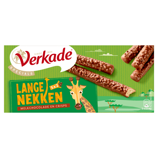 Foto van Verkade Lange nekken op witte achtergrond