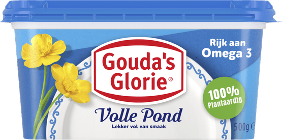 Foto van Gouda's Glorie Volle pond op witte achtergrond