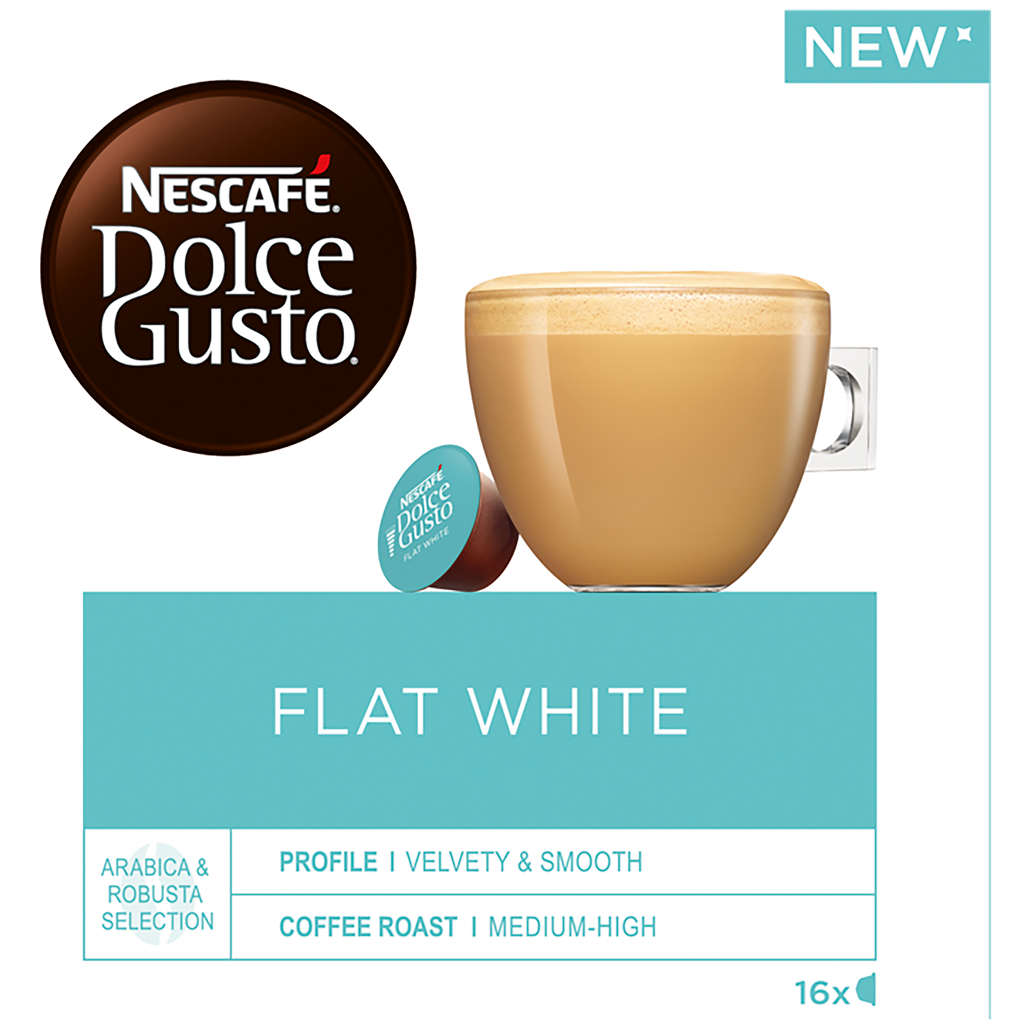Nescafé Dolce gusto gemalen koffie flat white