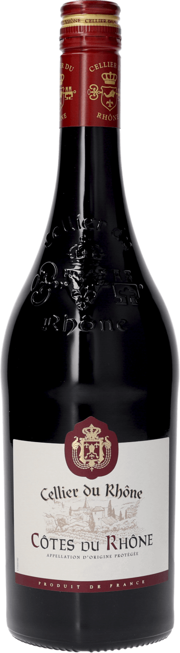 Foto van Cellier Cotes du rhone op witte achtergrond