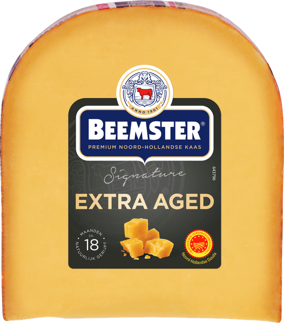 Foto van Beemster Extra aged 48+ op witte achtergrond