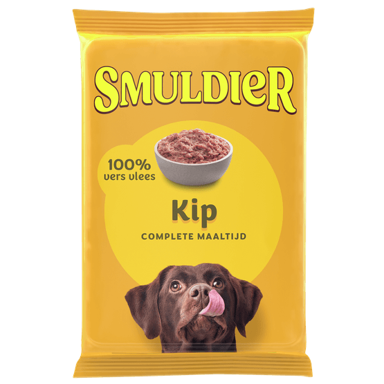 Foto van Smuldier Kip compleet op witte achtergrond