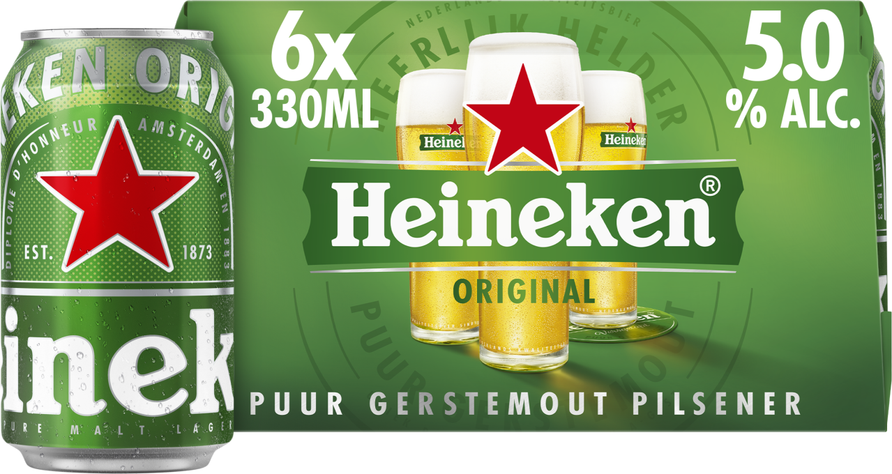 Heineken Pilsener 6x33 cl
