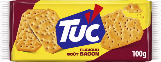 Foto van Lu Tuc bacon op witte achtergrond