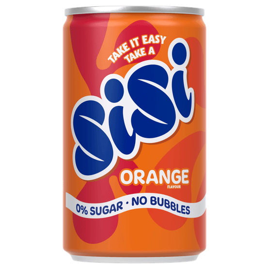 Foto van Sisi No bubbles orange 0% op witte achtergrond