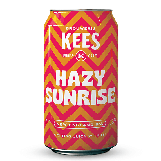 Foto van Kees Hazy sunrise op witte achtergrond
