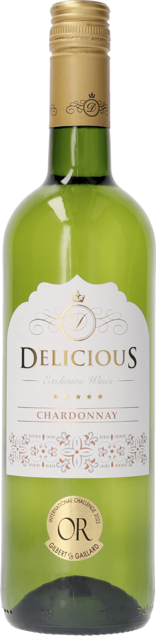 Foto van Delicious Chardonnay op witte achtergrond