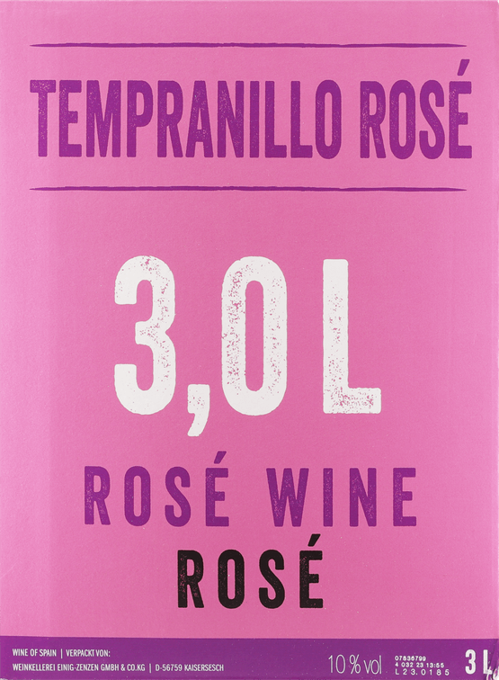 Foto van Neon Tempranillo rose op witte achtergrond