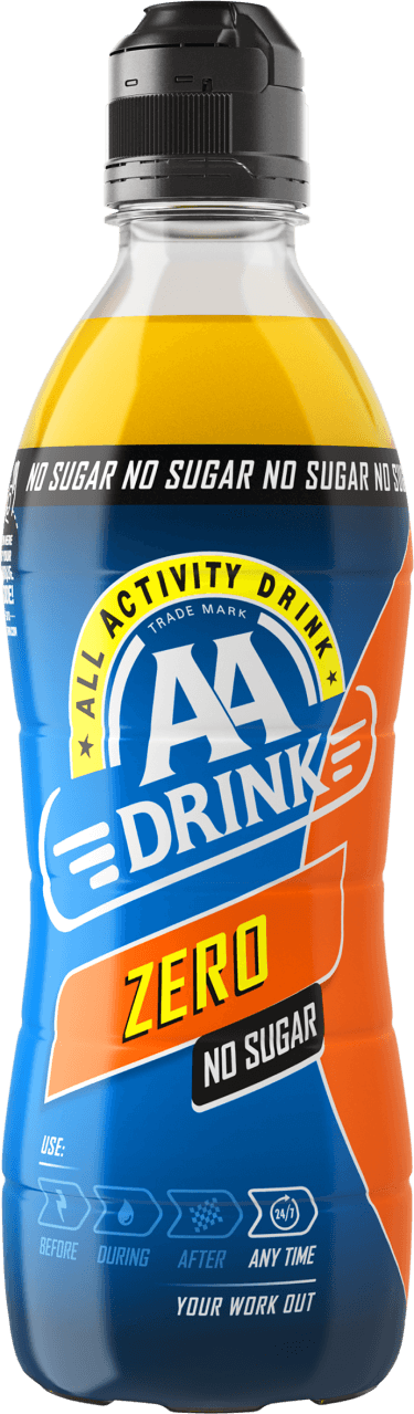 Foto van AA Drink Sportdrank zero op witte achtergrond