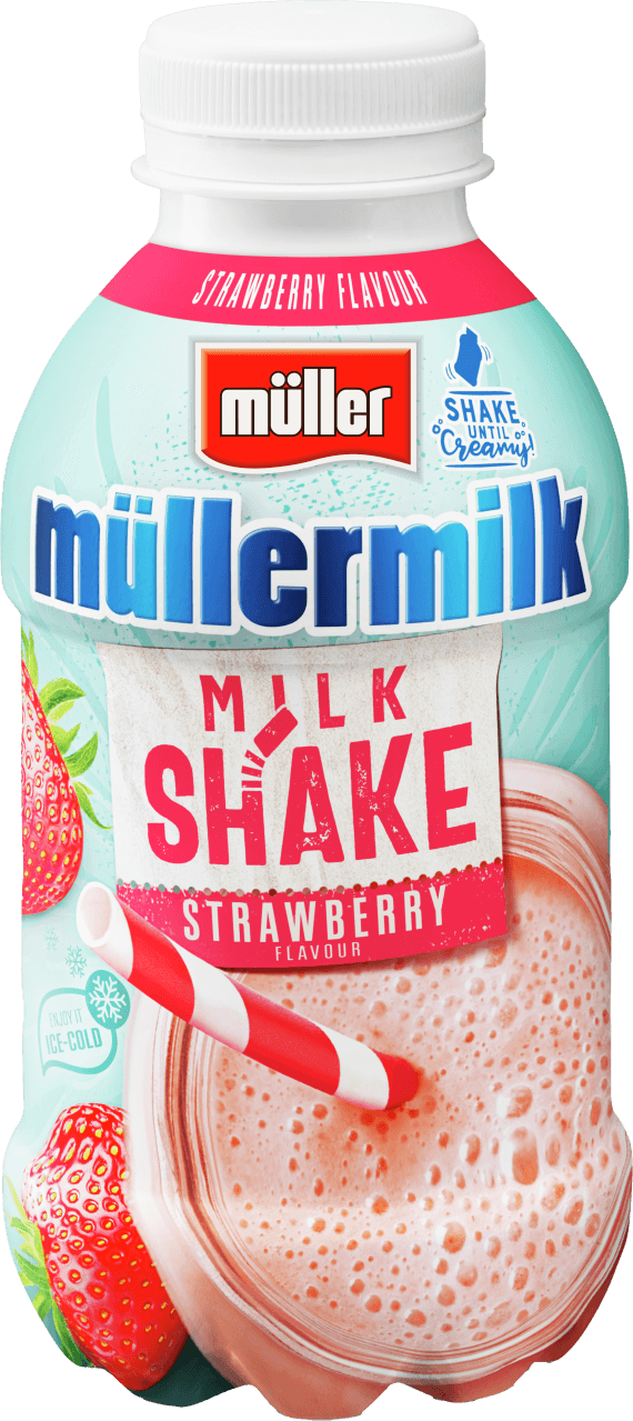 Müllermilk Milkshake aardbei