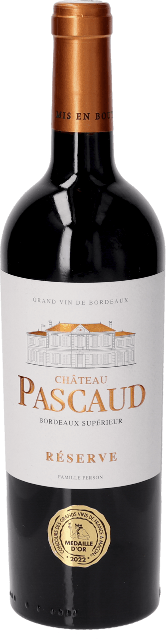 Foto van Château Pascaud Reserve op witte achtergrond