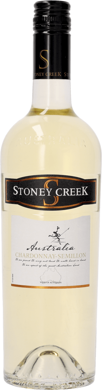 Foto van Stoney Creek Chardonnay semillon op witte achtergrond