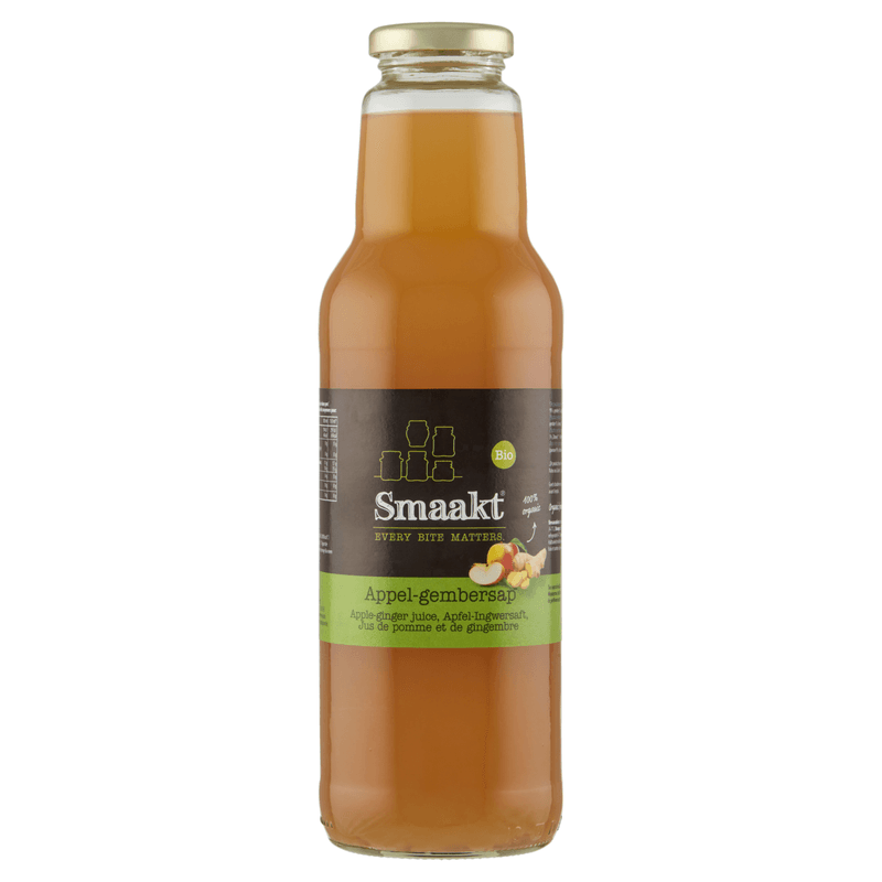 Smaakt Appel-gember sap bio