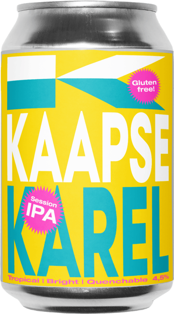 Foto van Kaapse Brouwers Karel op witte achtergrond