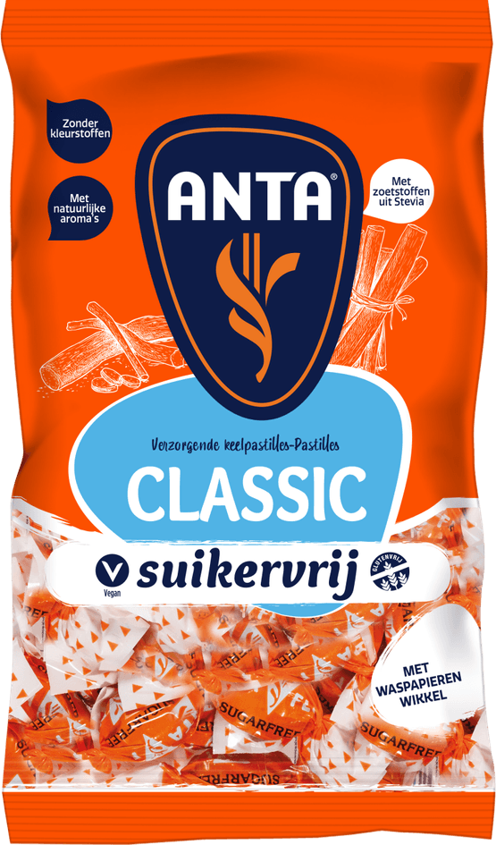 Foto van ANTA Classic suikervrij op witte achtergrond