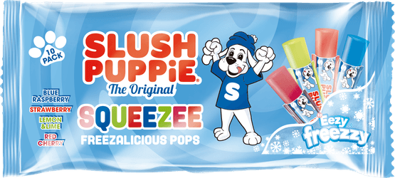 Foto van ICE POPS Vrieslollies slush puppie 10x6cl op witte achtergrond