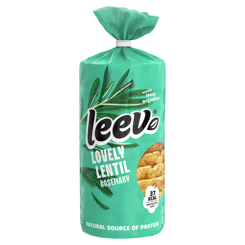 Leev Bio lentil wafels rosemary