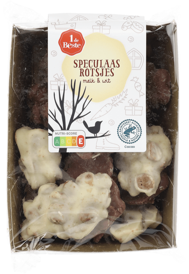 1 De Beste speculaasrotsjes melk & wit