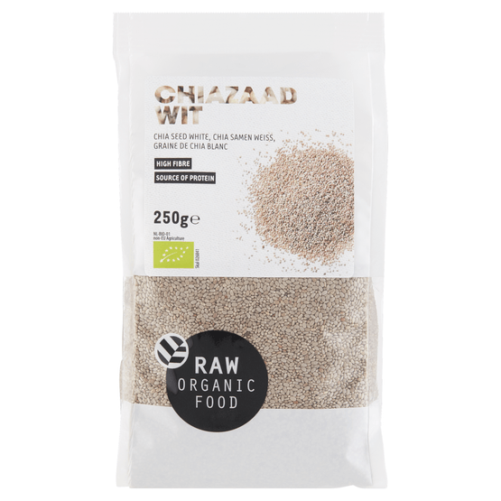 Foto van Raworganic Chiazaad wit op witte achtergrond