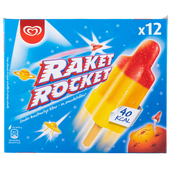 Foto van Ola Raket 12 stuks op witte achtergrond