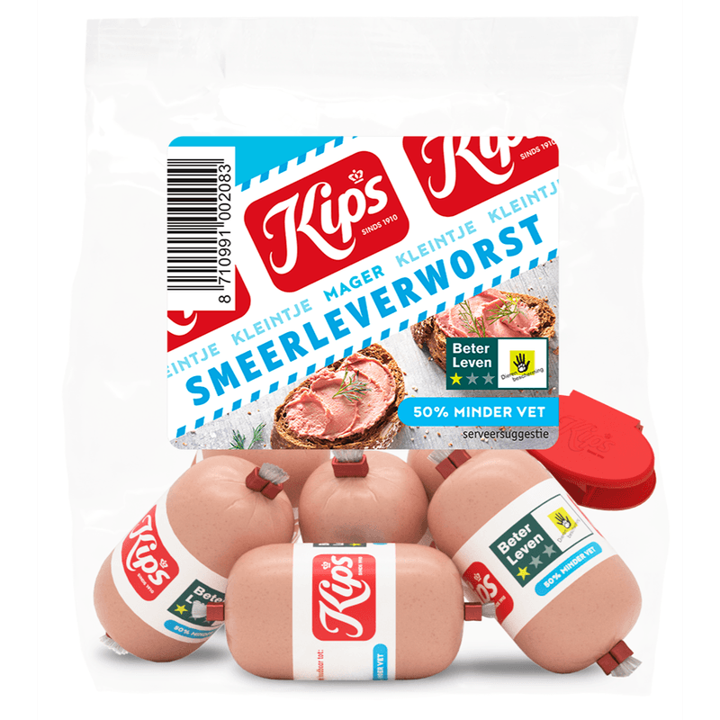 Kips Kleintje smeerleverworst mager
