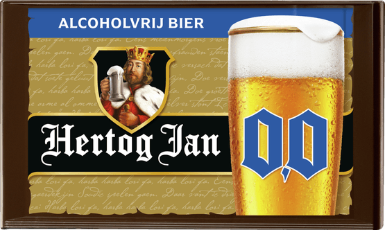 Foto van Hertog Jan Pilsener alcoholvrij 24 x 30cl op witte achtergrond