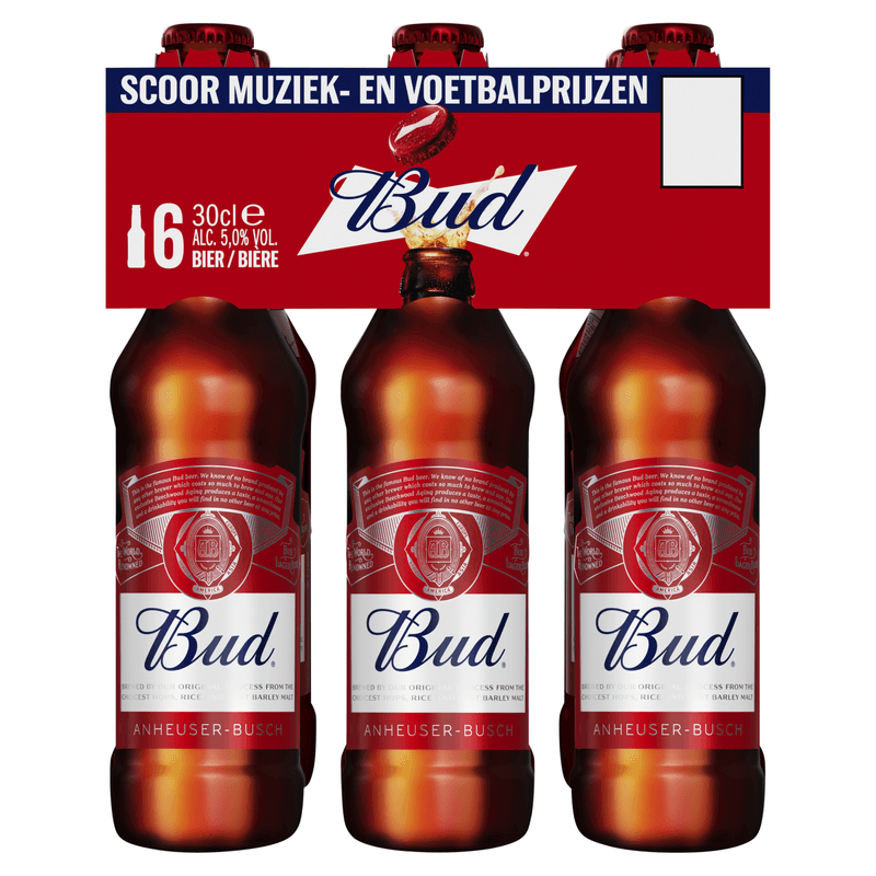Bud Pilsener 6x30cl