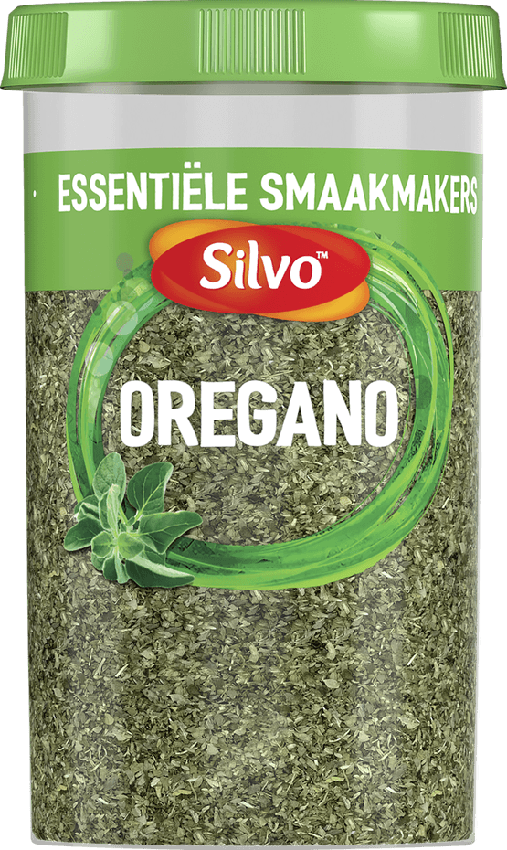 Foto van Silvo Oregano op witte achtergrond
