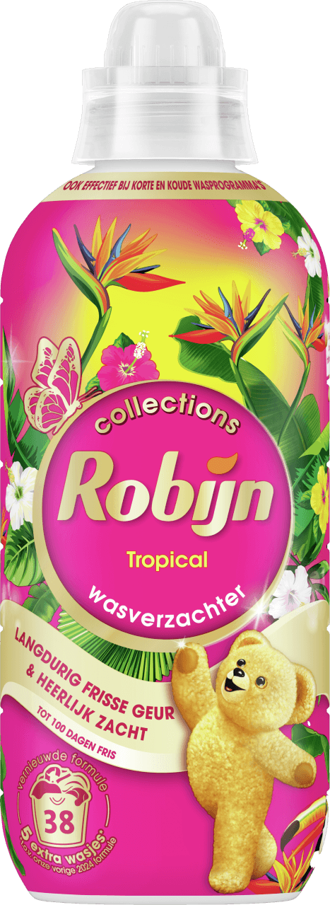 Foto van Robijn Wasverzachter tropical 38 wasbeurten op witte achtergrond