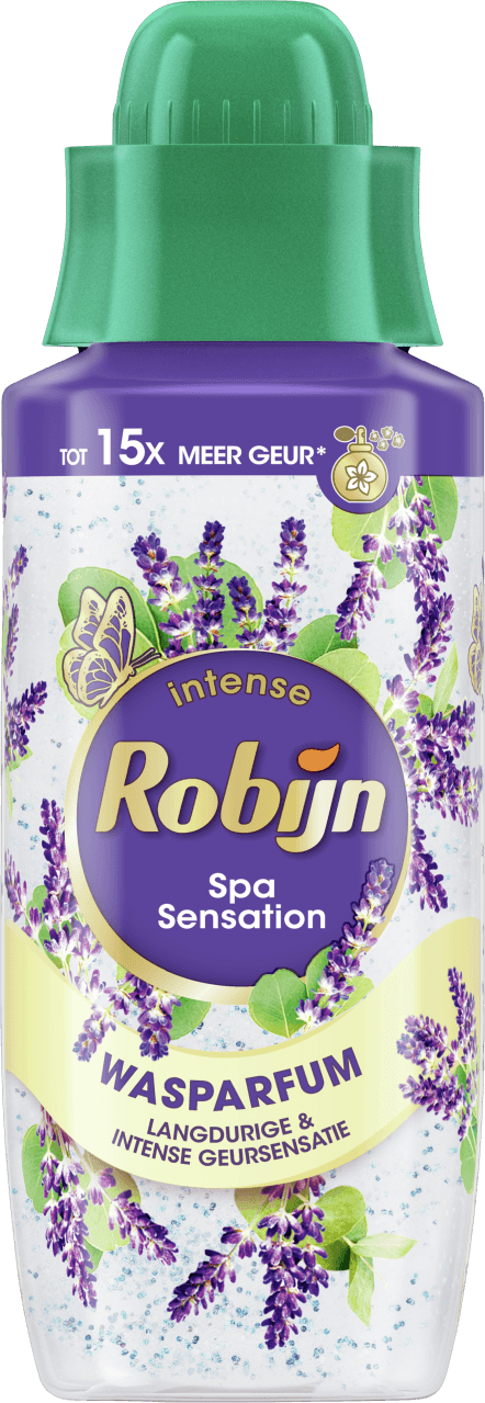 Foto van Robijn Wasparfum spa sensation op witte achtergrond