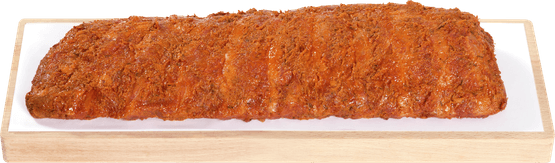 Foto van Vleeschmeesters Actie sparerib vers souvlaki op witte achtergrond