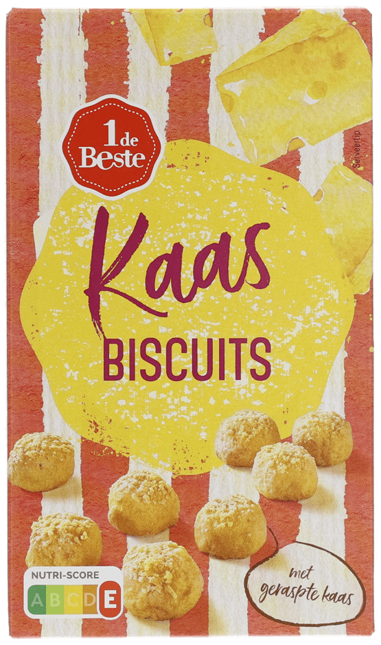 Foto van 1 de Beste Kaasbiscuits op witte achtergrond