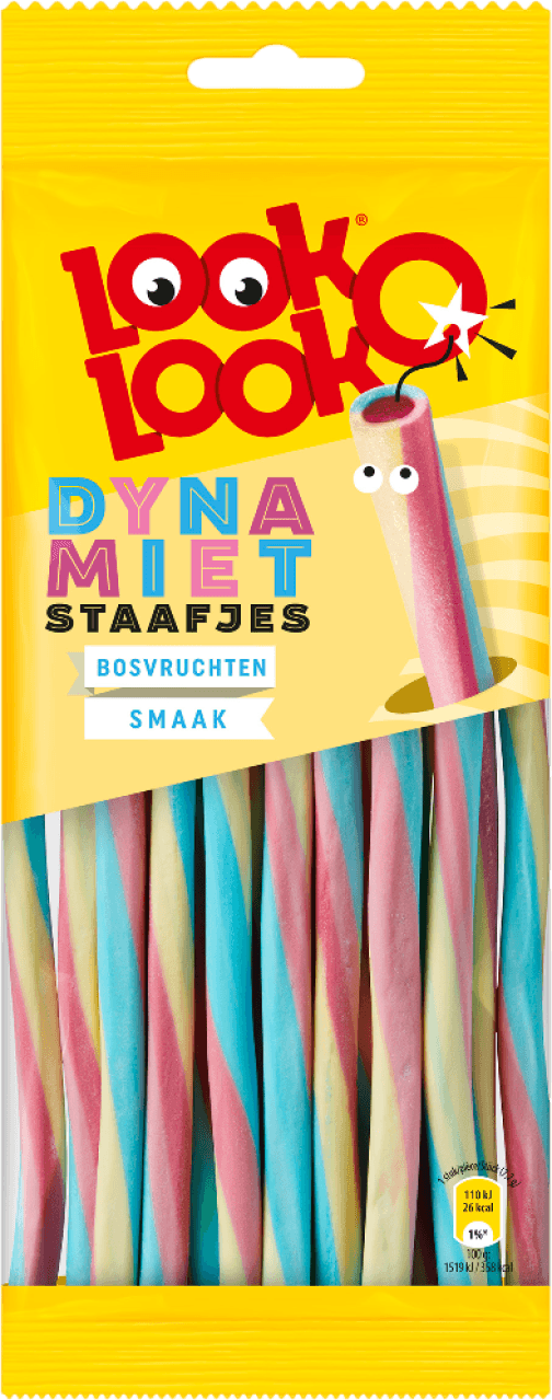 Look O Look Dynamite sticks rainbow