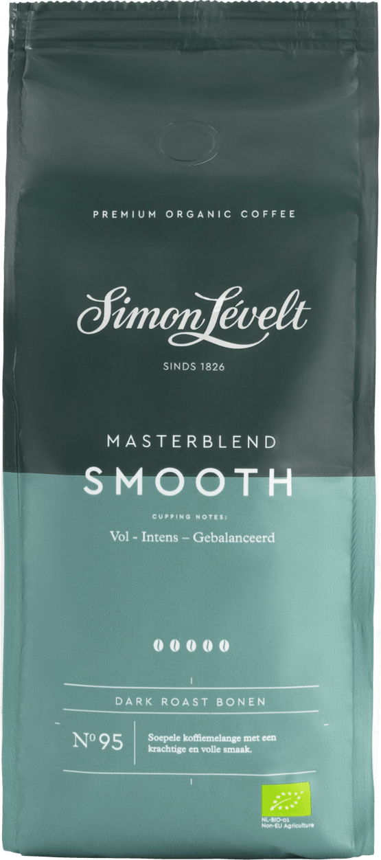 Foto van Simon Levelt Smooth masterblend op witte achtergrond